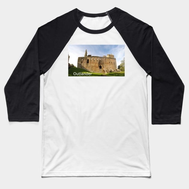 Linlithgow Palace HDR  ( Wentworth Prison in Outlander TV series ) Baseball T-Shirt by goldyart